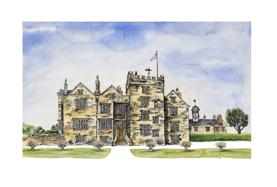 Levens Hall, front view
